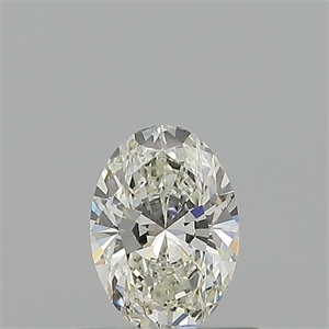 Picture of Natural Diamond 0.55 Carats, Oval with  Cut, I Color, VVS1 Clarity and Certified by GIA