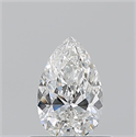 Diamante Natural 0.51 quilates, De pera , Color F, claridad SI1 y certificado GIA
