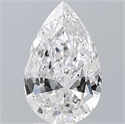 Diamante Natural 2.01 quilates, De pera , Color D, claridad SI2 y certificado GIA