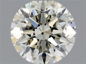 Foto Diamante Natural 0.42 quilates, Redondo , Color L, claridad SI1 y certificado GIA de