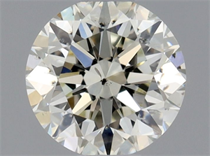 Foto Diamante Natural 0.42 quilates, Redondo , Color L, claridad SI1 y certificado GIA de