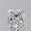 Natural Diamond 2.00 Carats, Radiant with  Cut, F Color, SI1 Clarity and Certified by GIA