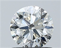 Natural Diamond 0.90 Carats, Round with Very Good Cut, G Color, VS2 Clarity and Certified by GIA