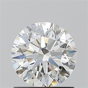 Picture of Natural Diamond 1.00 Carats, Round with Excellent Cut, H Color, SI1 Clarity and Certified by GIA