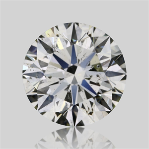 Picture of Natural Diamond 1.12 Carats, Round with Excellent Cut, L Color, SI2 Clarity and Certified by GIA