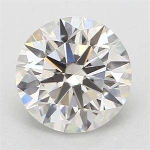 Picture of Natural Diamond 0.50 Carats, Round with Excellent Cut, H Color, VVS2 Clarity and Certified by GIA