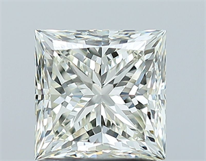 Picture of Natural Diamond 1.50 Carats, Princess with  Cut, I Color, VS1 Clarity and Certified by IGI