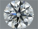 Diamante Natural 0.58 quilates, Redondo , Color H, claridad VVS2 y certificado IGI
