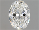 Diamante Natural 0.70 quilates, Ovalado , Color F, claridad VVS2 y certificado GIA