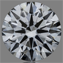 Del inventario de diamantes de laboratorio, 1.66 quilates, Redondo , Color F, claridad VS1 y certificado IGI