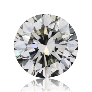 Picture of Natural Diamond 2.50 Carats, Round with Very Good Cut, I Color, SI2 Clarity and Certified by GIA