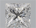Natural Diamond 0.70 Carats, Princess with  Cut, D Color, VS2 Clarity and Certified by GIA