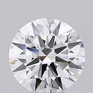 Picture of Lab Grown Diamond 5.14 Carats, Round with Ideal Cut, E Color, VVS2 Clarity and Certified by IGI