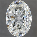 Natural Diamond 3.02 Carats, Oval with  Cut, J Color, VS1 Clarity and Certified by GIA