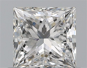 Picture of Natural Diamond 0.70 Carats, Princess with  Cut, E Color, VS2 Clarity and Certified by GIA