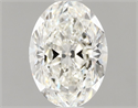 Natural Diamond 1.20 Carats, Oval with  Cut, I Color, IF Clarity and Certified by GIA