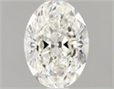 Natural Diamond 1.20 Carats, Oval with  Cut, I Color, IF Clarity and Certified by GIA