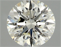 Natural Diamond 0.42 Carats, Round with Excellent Cut, L Color, IF Clarity and Certified by GIA