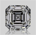 Natural Diamond 3.03 Carats, Asscher with  Cut, H Color, VS1 Clarity and Certified by GIA