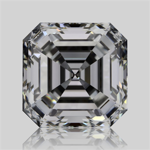Picture of Natural Diamond 3.03 Carats, Asscher with  Cut, H Color, VS1 Clarity and Certified by GIA
