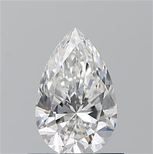Picture of Natural Diamond 0.70 Carats, Pear with  Cut, E Color, VVS2 Clarity and Certified by GIA