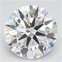 Lab Grown Diamond 3.29 Carats, Round with Ideal Cut, D Color, IF Clarity and Certified by IGI