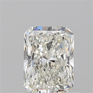 Picture of Natural Diamond 0.70 Carats, Radiant with  Cut, J Color, VVS1 Clarity and Certified by GIA