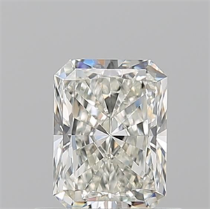 Picture of Natural Diamond 0.70 Carats, Radiant with  Cut, J Color, VVS1 Clarity and Certified by GIA