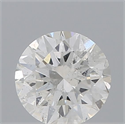 Natural Diamond 0.50 Carats, Round with Very Good Cut, G Color, I1 Clarity and Certified by IGI