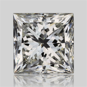 Picture of Natural Diamond 0.70 Carats, Princess with  Cut, I Color, VVS2 Clarity and Certified by GIA