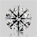 Natural Diamond 2.55 Carats, Round with Excellent Cut, H Color, VVS2 Clarity and Certified by GIA