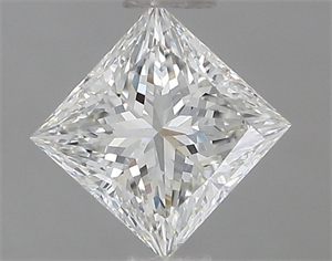 Picture of Natural Diamond 0.73 Carats, Princess with  Cut, H Color, VVS1 Clarity and Certified by GIA