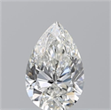 Diamante Natural 0.70 quilates, De pera , Color H, claridad VS1 y certificado GIA