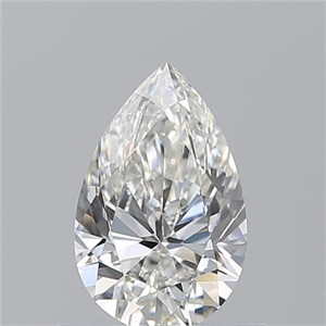 Foto Diamante Natural 0.70 quilates, De pera , Color H, claridad VS1 y certificado GIA de