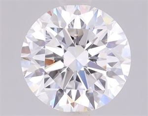 Picture of Lab Grown Diamond 2.01 Carats, Round with Excellent Cut, D Color, IF Clarity and Certified by IGI