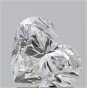 Natural Diamond 1.60 Carats, Heart with  Cut, I Color, VVS1 Clarity and Certified by GIA