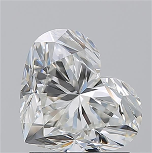 Picture of Natural Diamond 1.60 Carats, Heart with  Cut, I Color, VVS1 Clarity and Certified by GIA