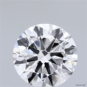 Picture of Lab Grown Diamond 2.00 Carats, Round with Excellent Cut, D Color, VVS2 Clarity and Certified by IGI