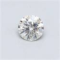 Diamante Natural 0.40 quilates, Redondo , Color I, claridad SI2 y certificado GIA
