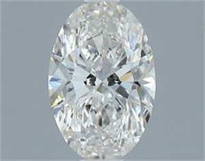 Picture of Natural Diamond 0.43 Carats, Oval with  Cut, H Color, VS1 Clarity and Certified by GIA