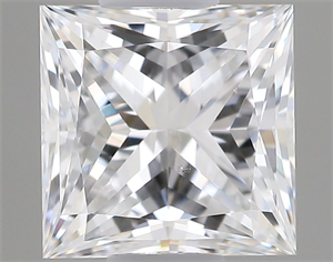 Foto Diamante Natural 0.60 quilates, Princesa , Color F, claridad VS2 y certificado GIA de