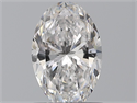 Natural Diamond 0.73 Carats, Oval with  Cut, D Color, SI1 Clarity and Certified by GIA