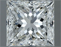 Natural Diamond 1.00 Carats, Princess with  Cut, F Color, VS2 Clarity and Certified by IGI
