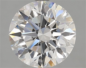 Picture of Lab Grown Diamond 2.93 Carats, Round with Excellent Cut, D Color, VVS1 Clarity and Certified by GIA