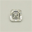 Natural Diamond 0.40 Carats, Asscher with  Cut, G Color, VVS2 Clarity and Certified by GIA