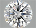 Lab Grown Diamond 3.04 Carats, Round with Ideal Cut, E Color, VS2 Clarity and Certified by IGI