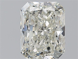 Foto Diamante Natural 3.00 quilates, Radiante , Color H, claridad SI2 y certificado HRD de