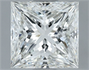 Diamante Natural 1.21 quilates, Princesa , Color G, claridad VVS1 y certificado IGI