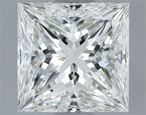 Foto Diamante Natural 1.21 quilates, Princesa , Color G, claridad VVS1 y certificado IGI de