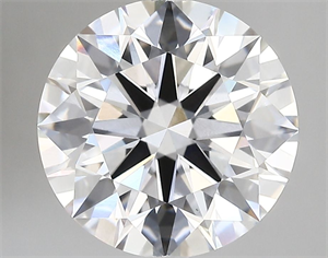 Picture of Lab Grown Diamond 4.26 Carats, Round with Ideal Cut, D Color, VS1 Clarity and Certified by IGI